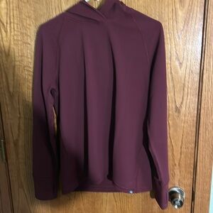 NWT Eddie Bauer Women’s Thermal Tech Hoodie Size Large Color Dark Berry
